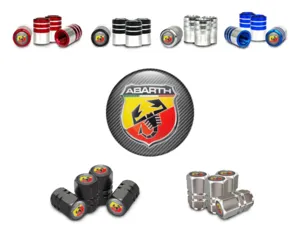 Fiat Abarth Wheels Valve Covers for Truck Custom